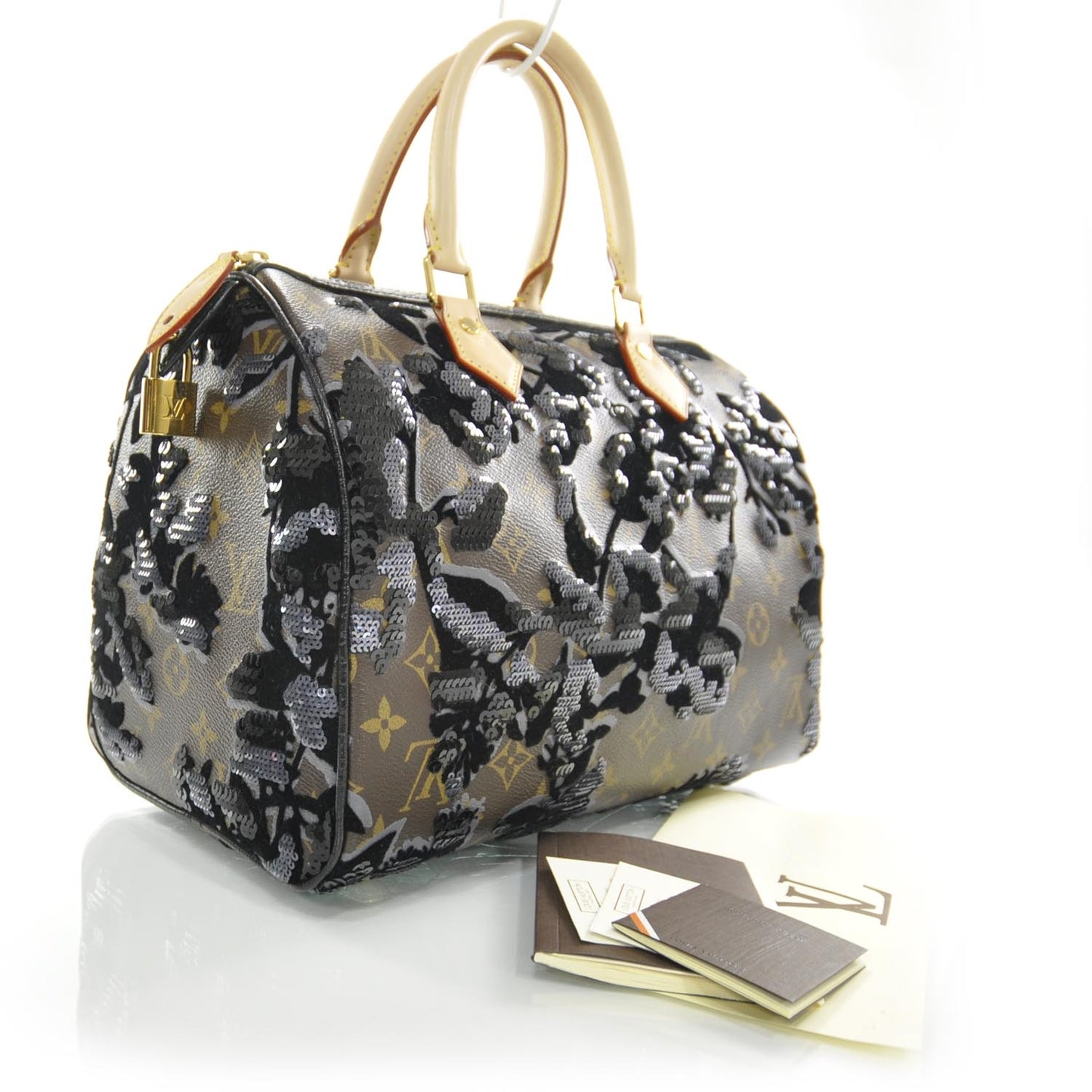 Monogram Fleur De Jais Sequins Speedy 30