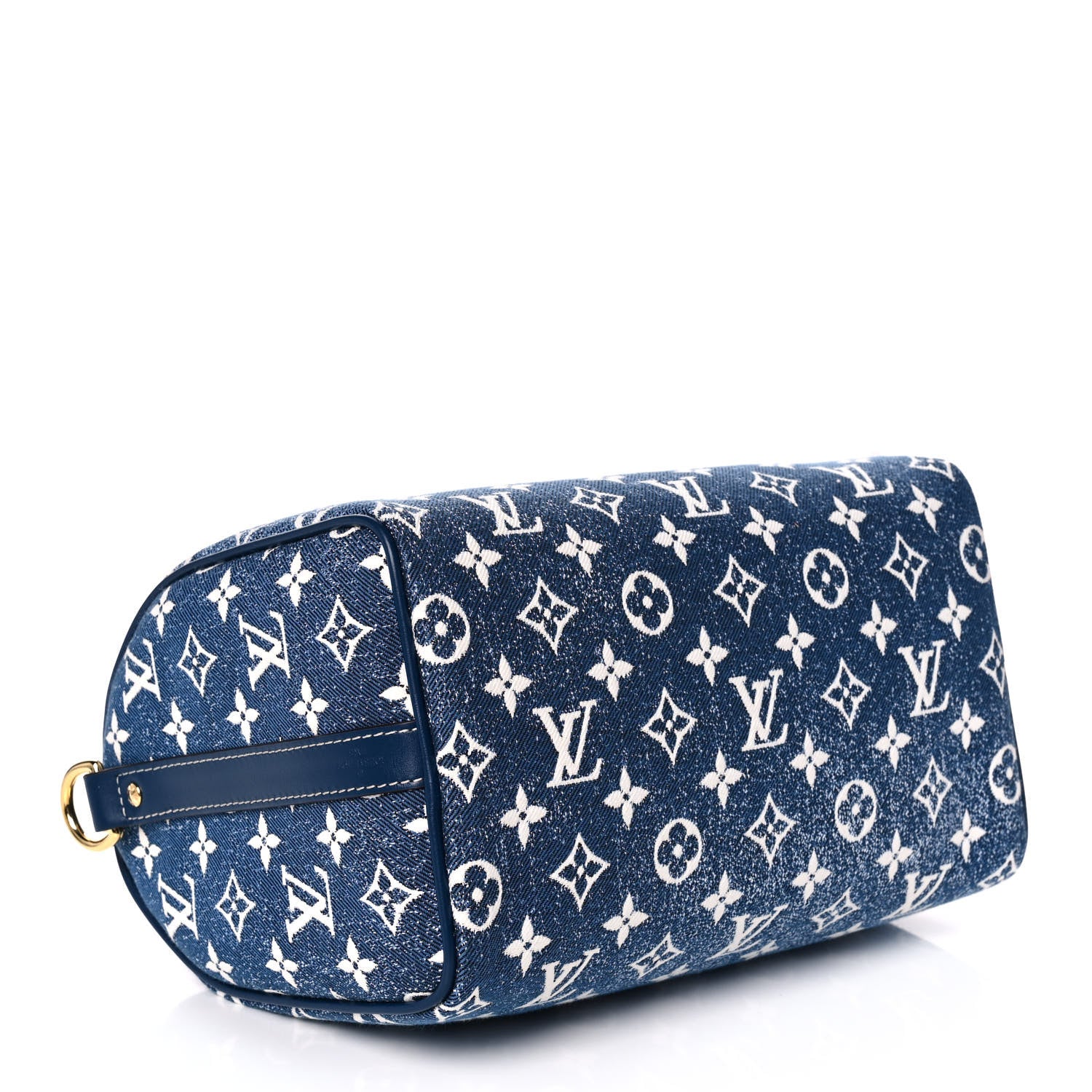 Louis Vuitton Monogram Jacquard Denim Speedy Bandouliere 25 Bleu 4 of 12