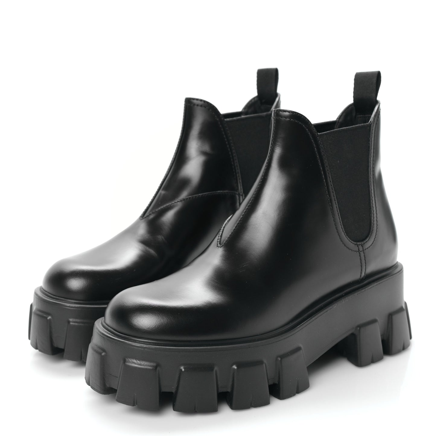 Spazzolato Rois Monolith Chelsea 55mm Ankle Boots 37 Black