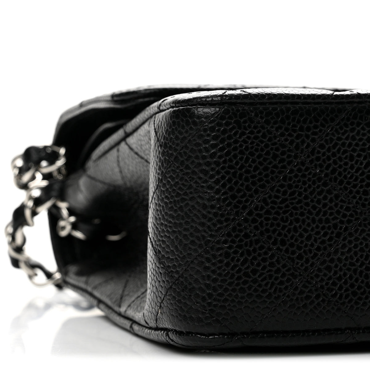 Chanel Caviar Quilted Medium Double Flap Black 9 of 13