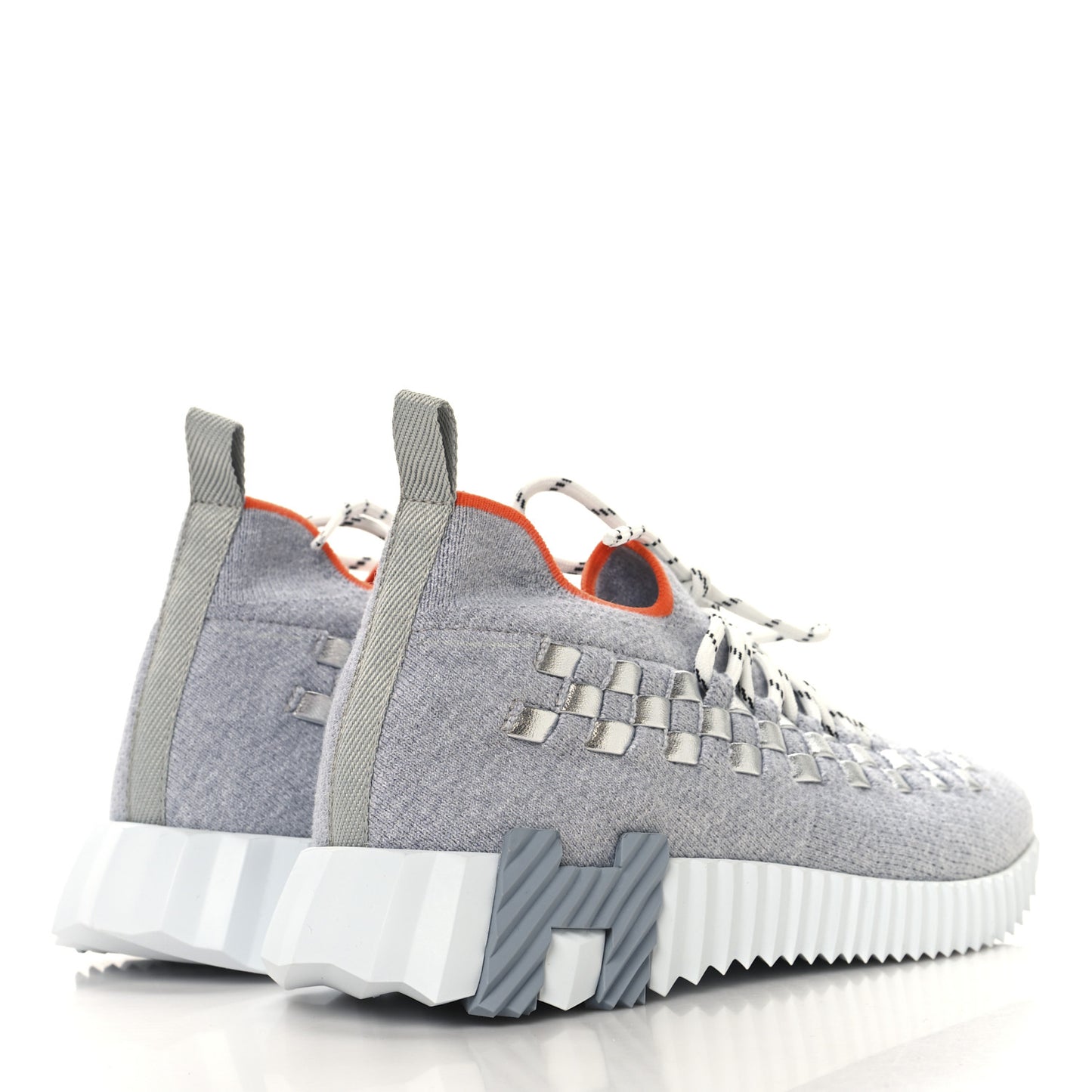 Technical Canvas Womens Flex Slip-On Sneaker 36 Gris Silex
