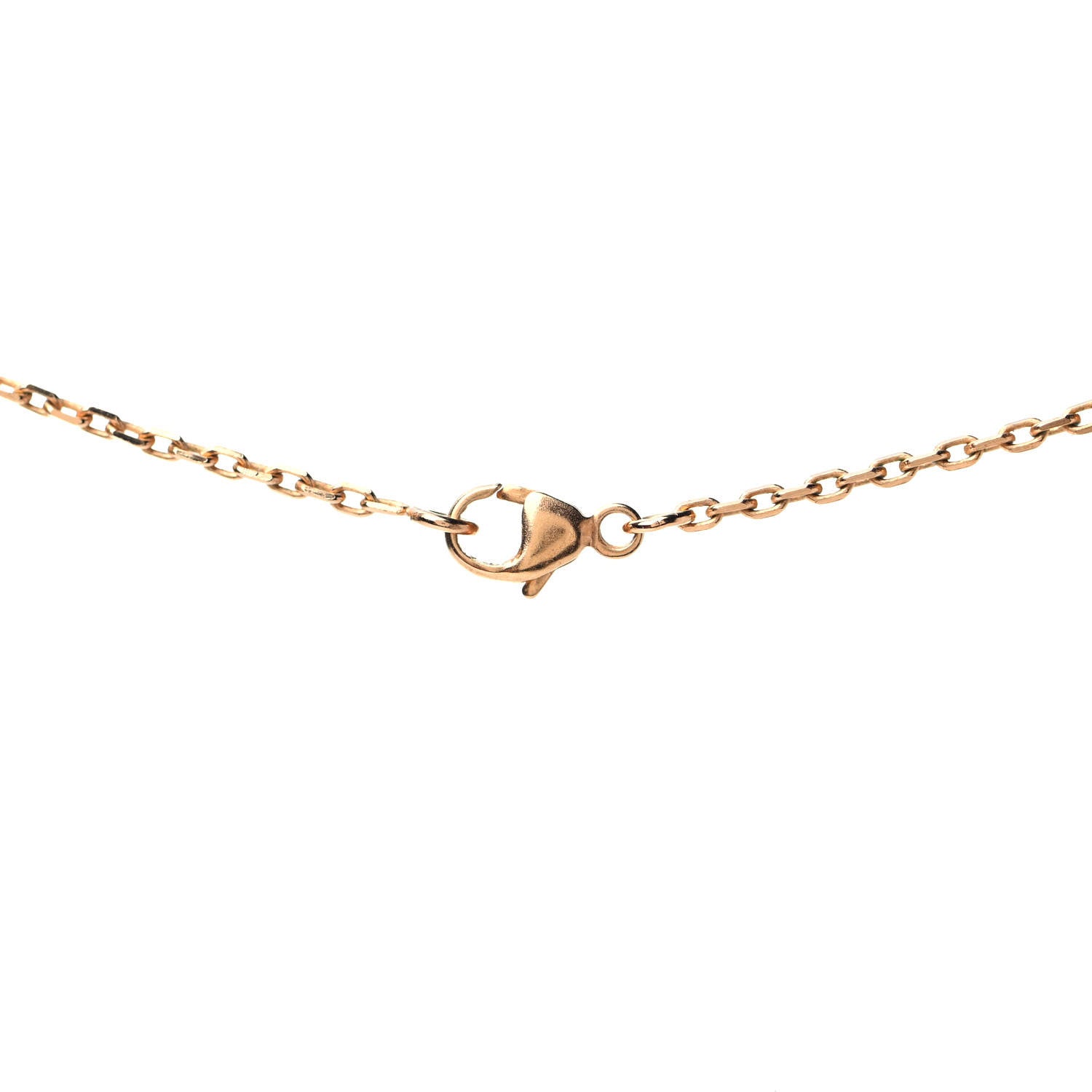 Hermes Lacquered Gold Mini Pop H Pendant Necklace White 3 of 4