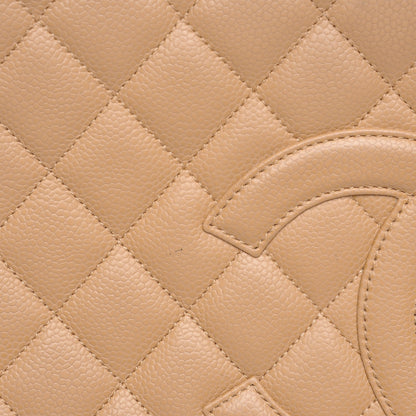 Chanel Caviar Quilted Grand Shopping Tote GST Beige 10 of 16