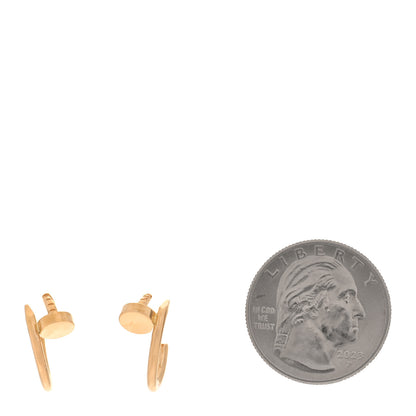 Cartier 18K Yellow Gold Juste Un Clou Hoop Earrings 2 of 5