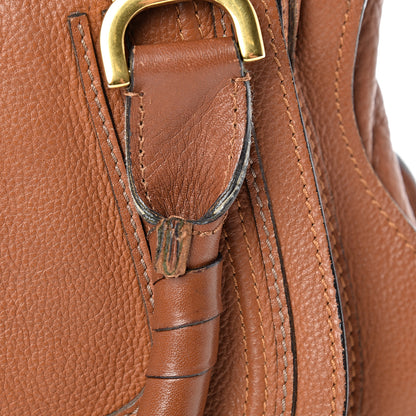 Chloe Calfskin Medium Marcie Satchel Tan 18 of 23