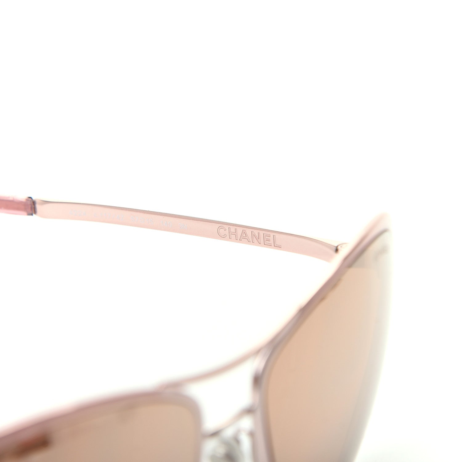 Chanel Metal Pilot Summer Sunglasses 4224 Rose Gold 5 of 8