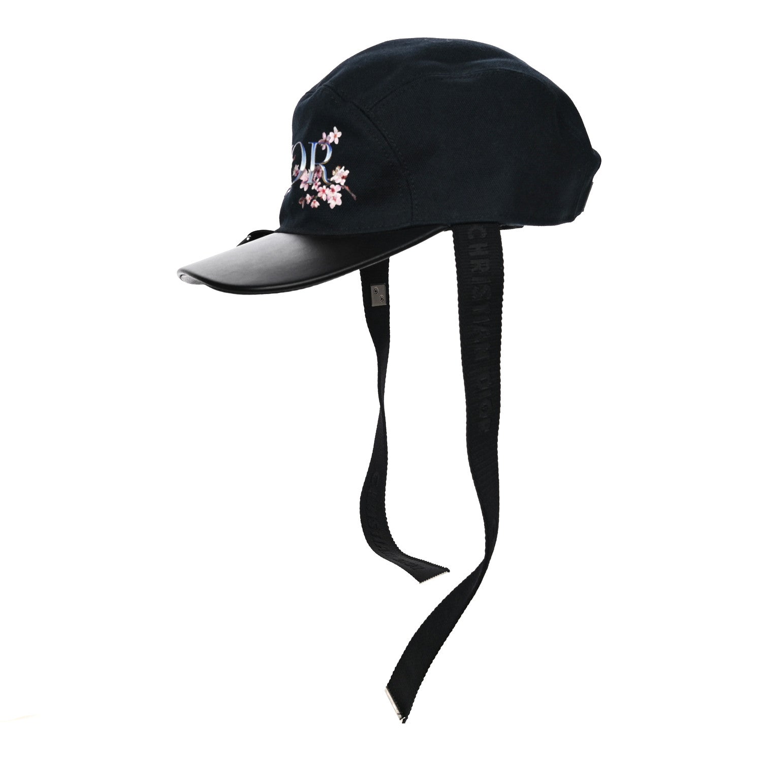 Christian Dior Homme Cotton Sheepskin Logo Hat M Black 2 of 7