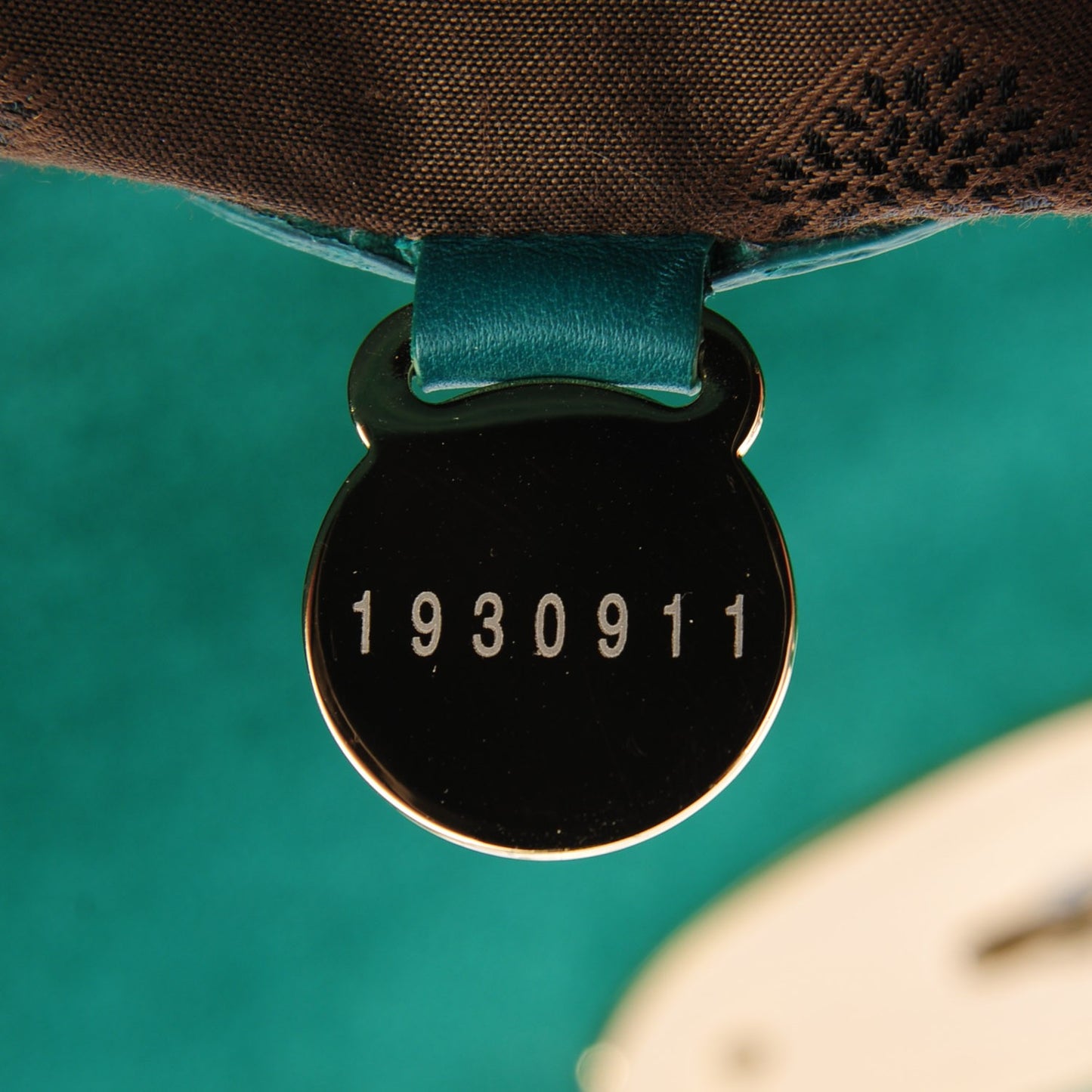 Micrograin Calfskin Lizard Medium Alexa Emerald