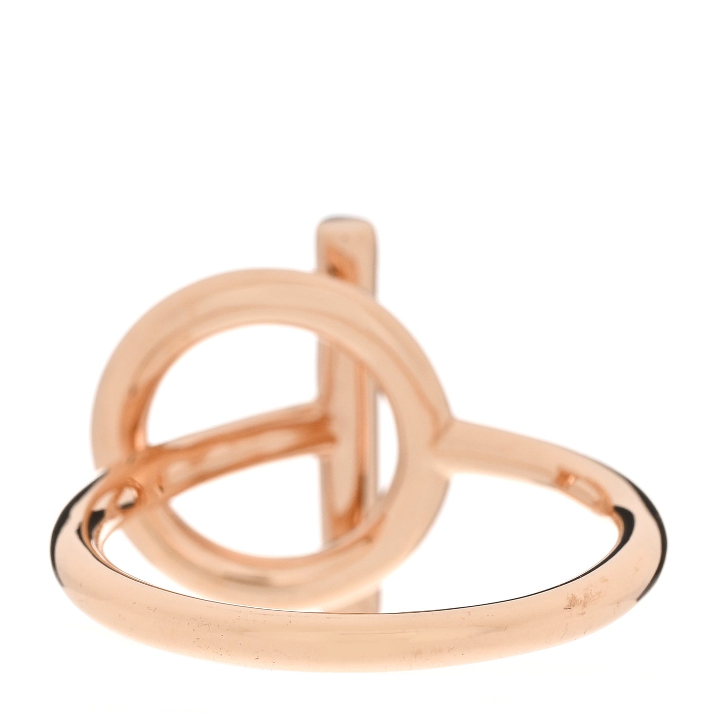 18K Rose Gold Diamond PM Echappee Ring 50 5.25