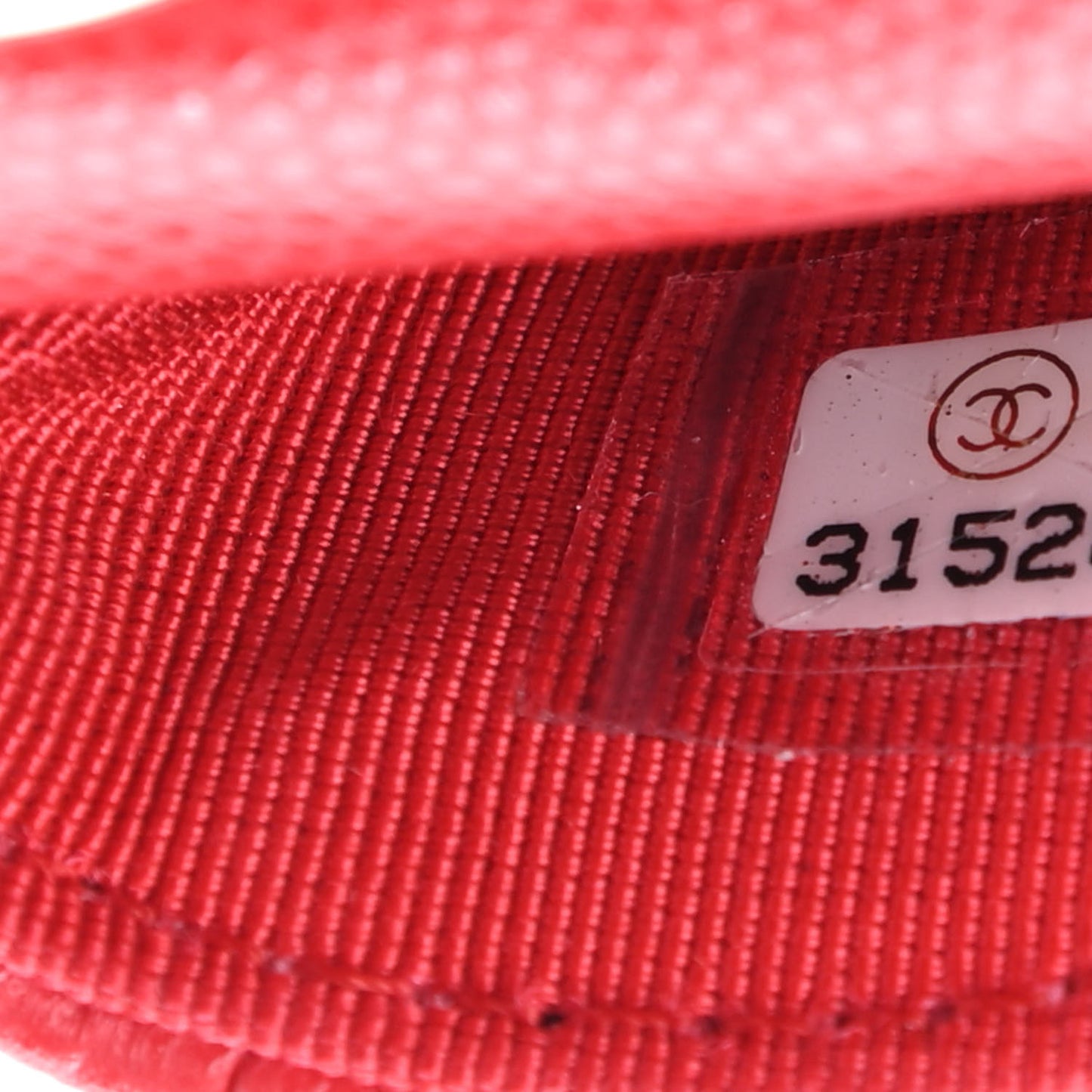 Caviar Quilted Mini Chain Belt Bag Red