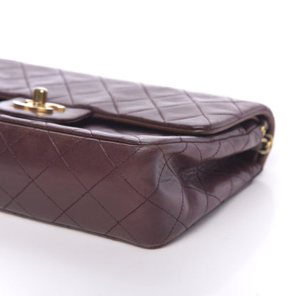 Chanel Lambskin Quilted Small Double Flap Burgundy 9 of 13