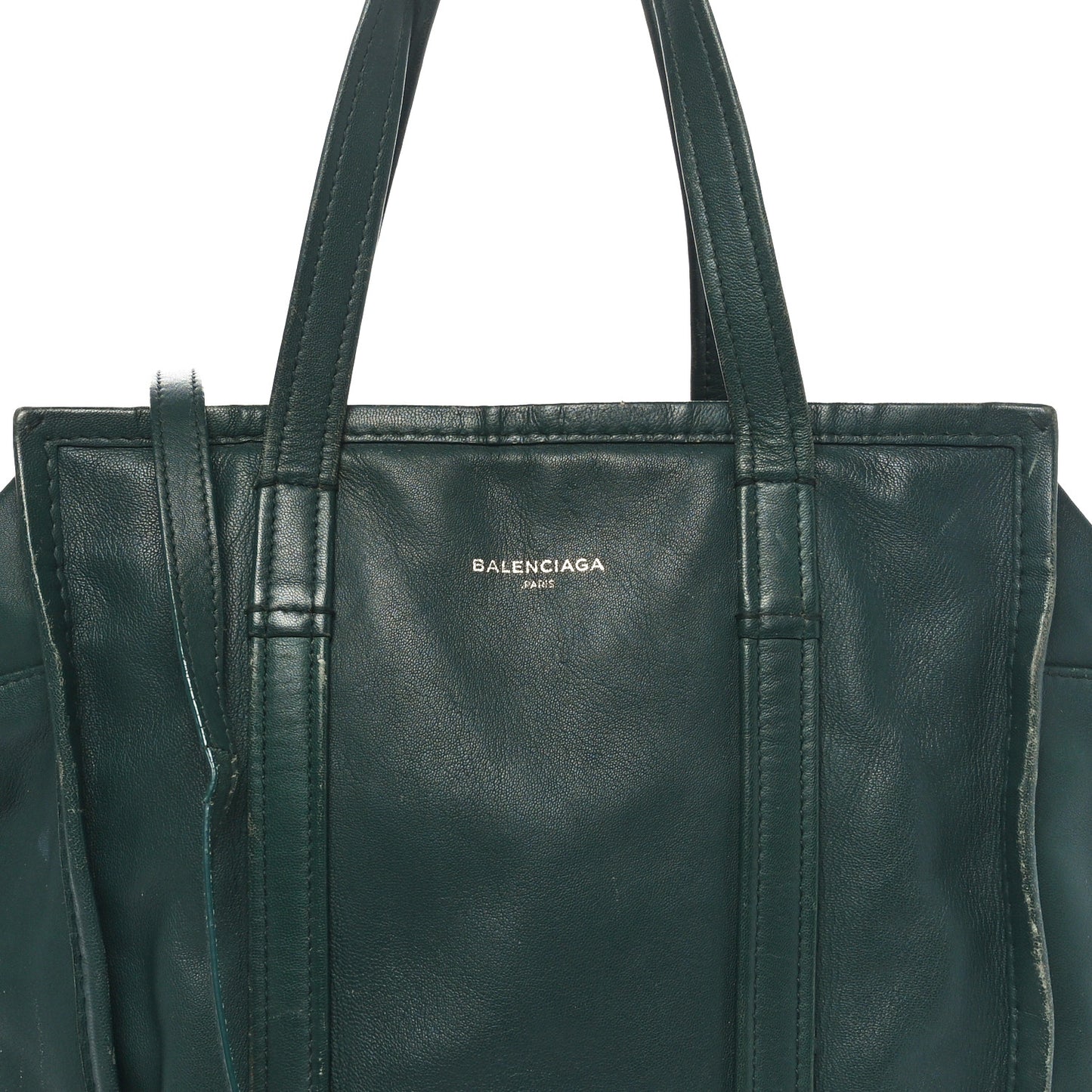Agneau Small Bazar Shopper Tote Green