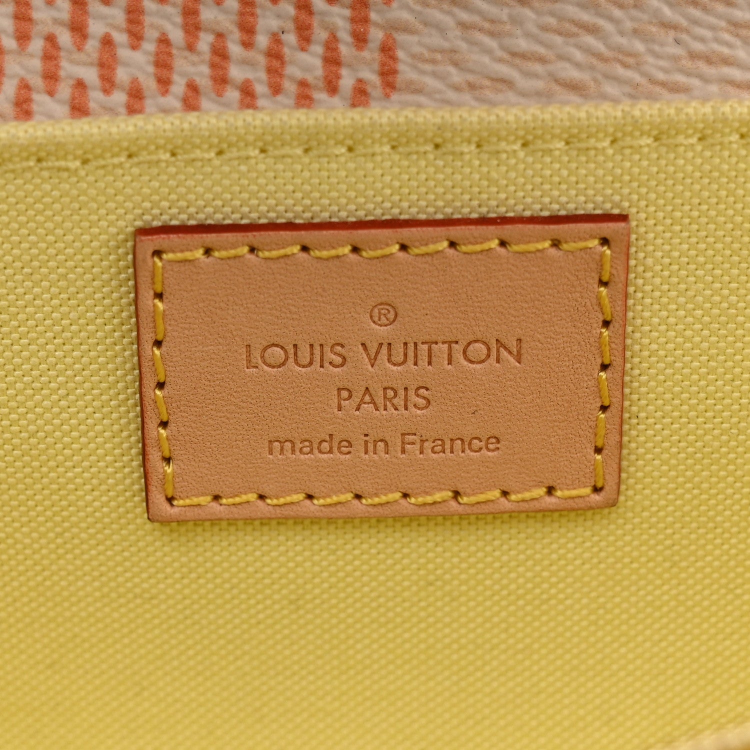 Louis Vuitton Damier Giant Pochette Metis East West Peach 6 of 11