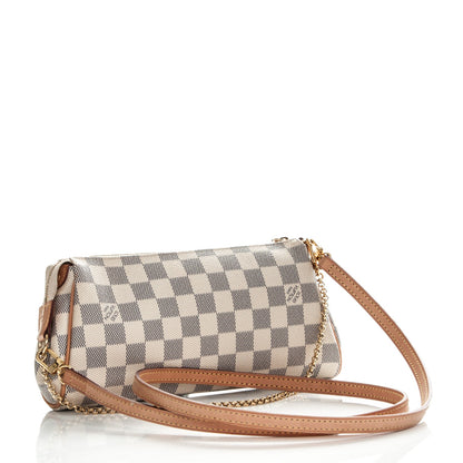 Louis Vuitton Damier Azur Eva Clutch 3 of 10
