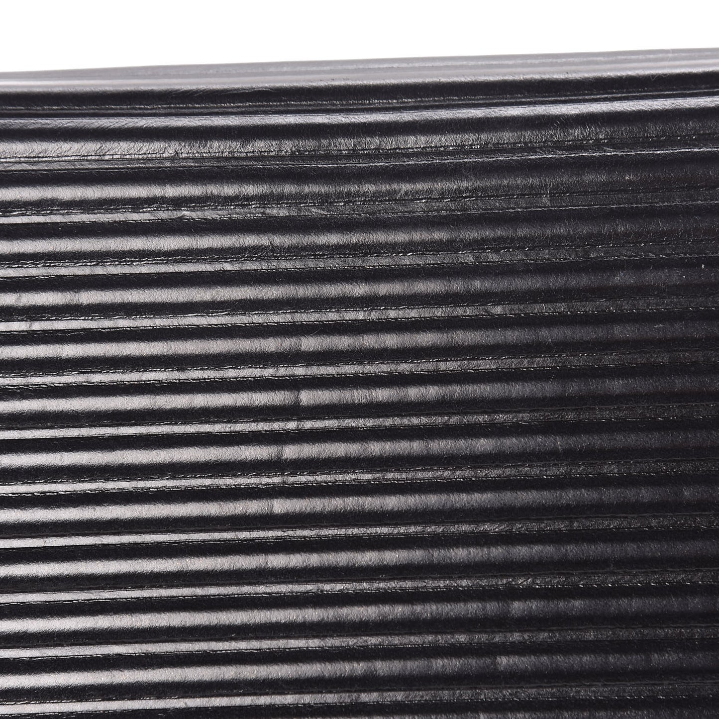 Ribbed Calfskin Opium Monogram Chain Wallet Black