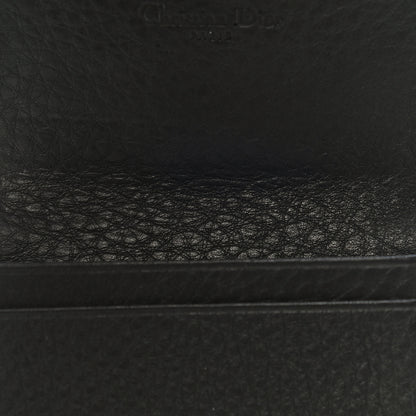 Christian Dior Monogram Card Holder Black 10 of 10