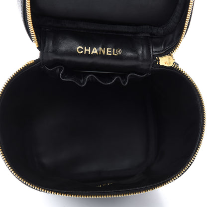 Chanel Caviar Cosmetic Vanity Bag Black 5 of 8