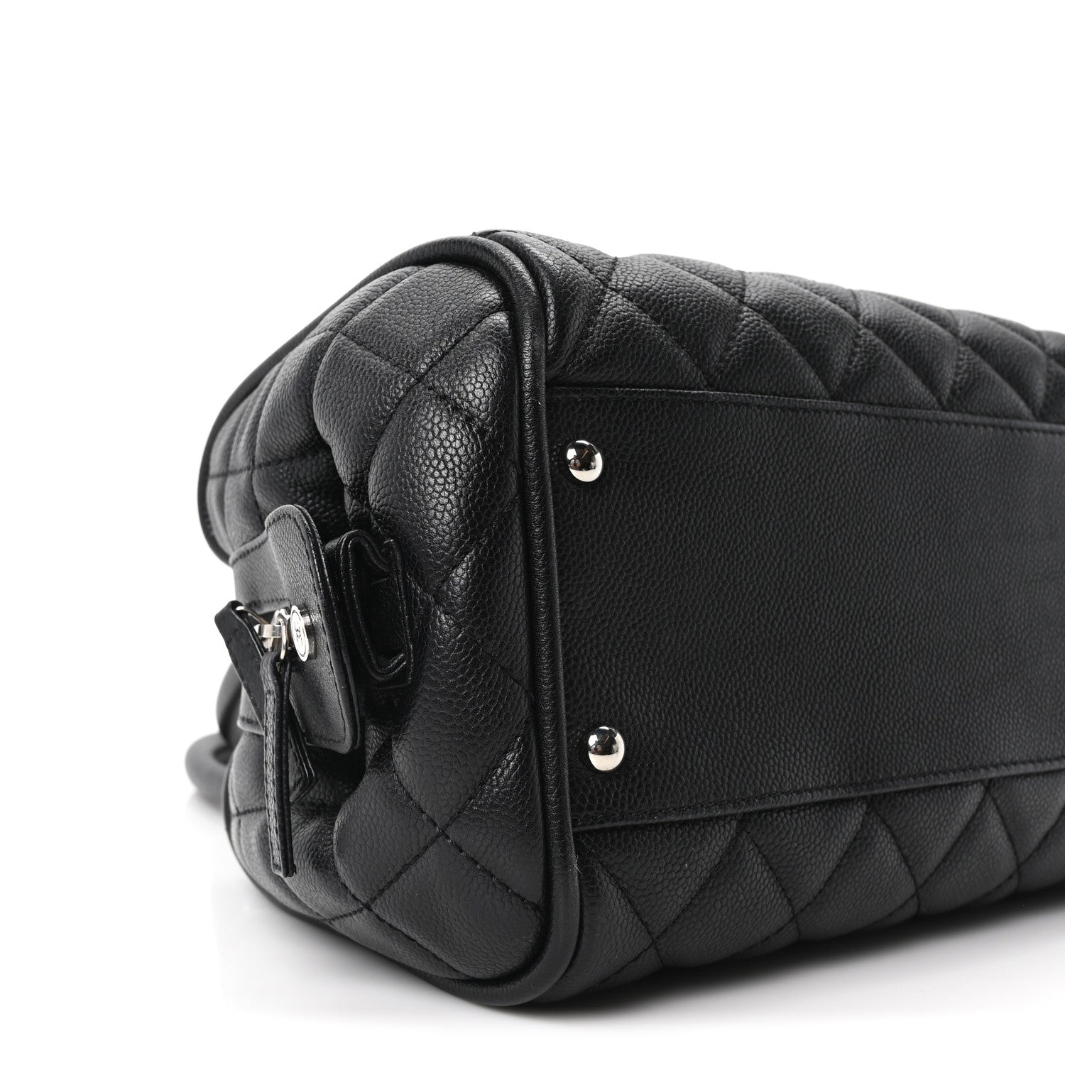 Chanel Caviar Quilted Timeless Bowler Black 9 of 10