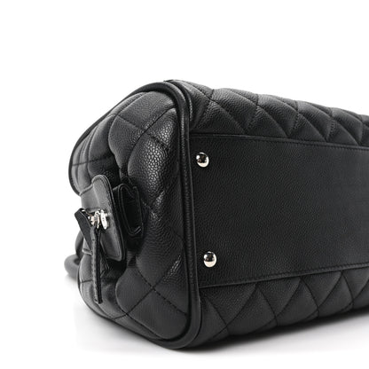 Chanel Caviar Quilted Timeless Bowler Black 9 of 10