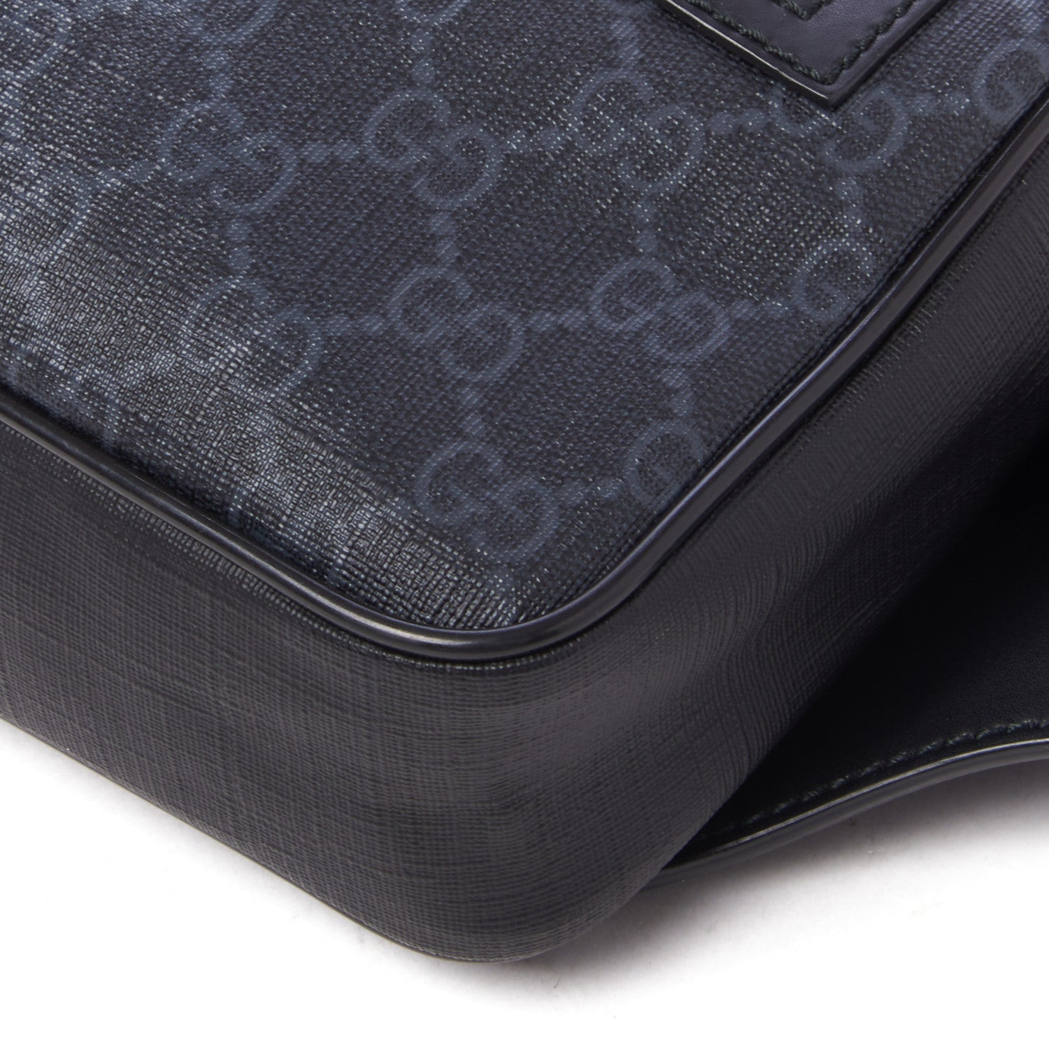 Gucci Soft GG Supreme Monogram Web Belt Bag Black Grey 4 of 8
