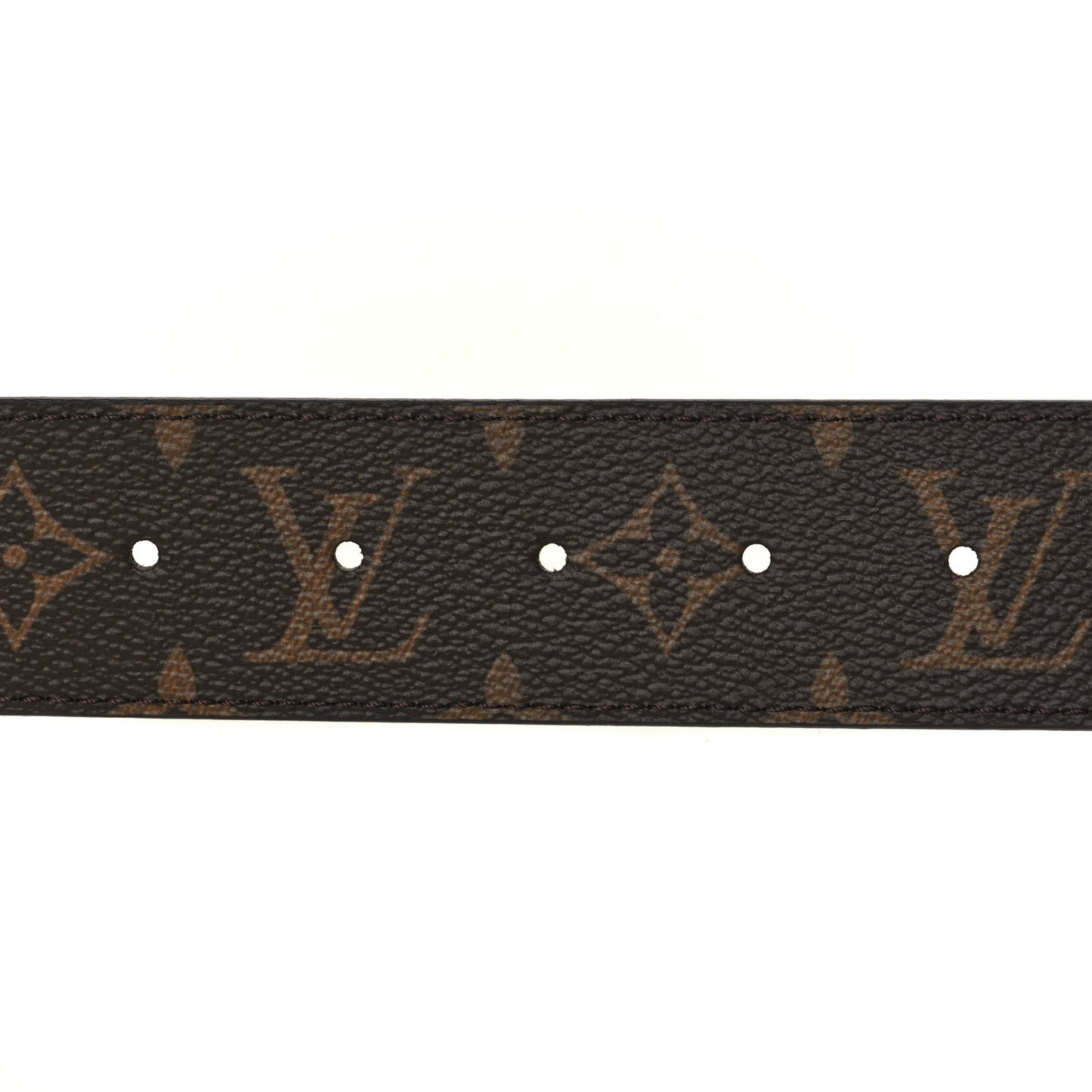 Calfskin Monogram 40mm LV Initiales Reversible Belt 100 40 Brown