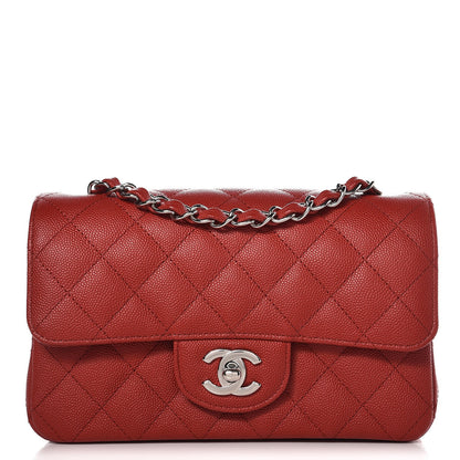 Chanel Caviar Quilted Mini Rectangular Flap Red 1 of 7