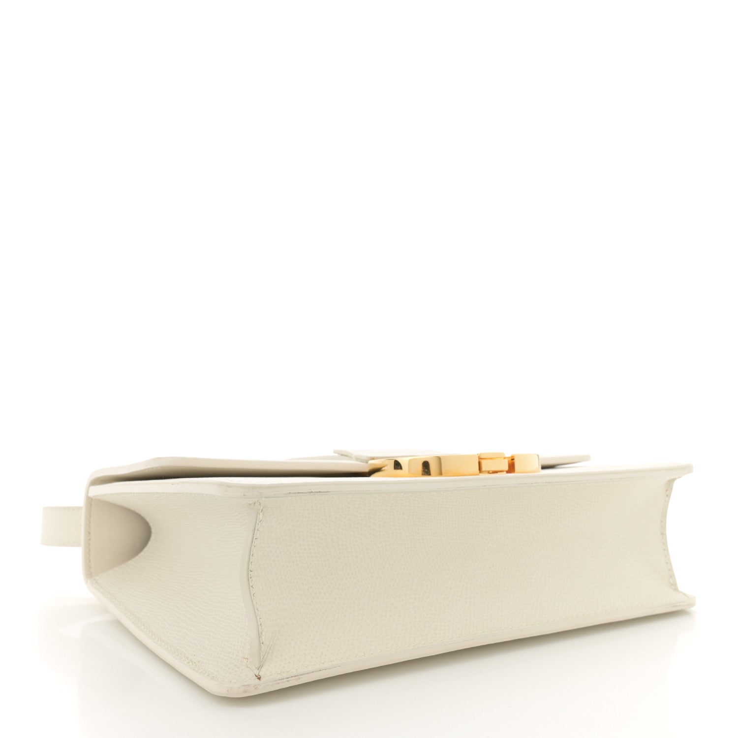 Christian Dior Grained Calfskin 30 Montaigne Flap Bag White 4 of 13