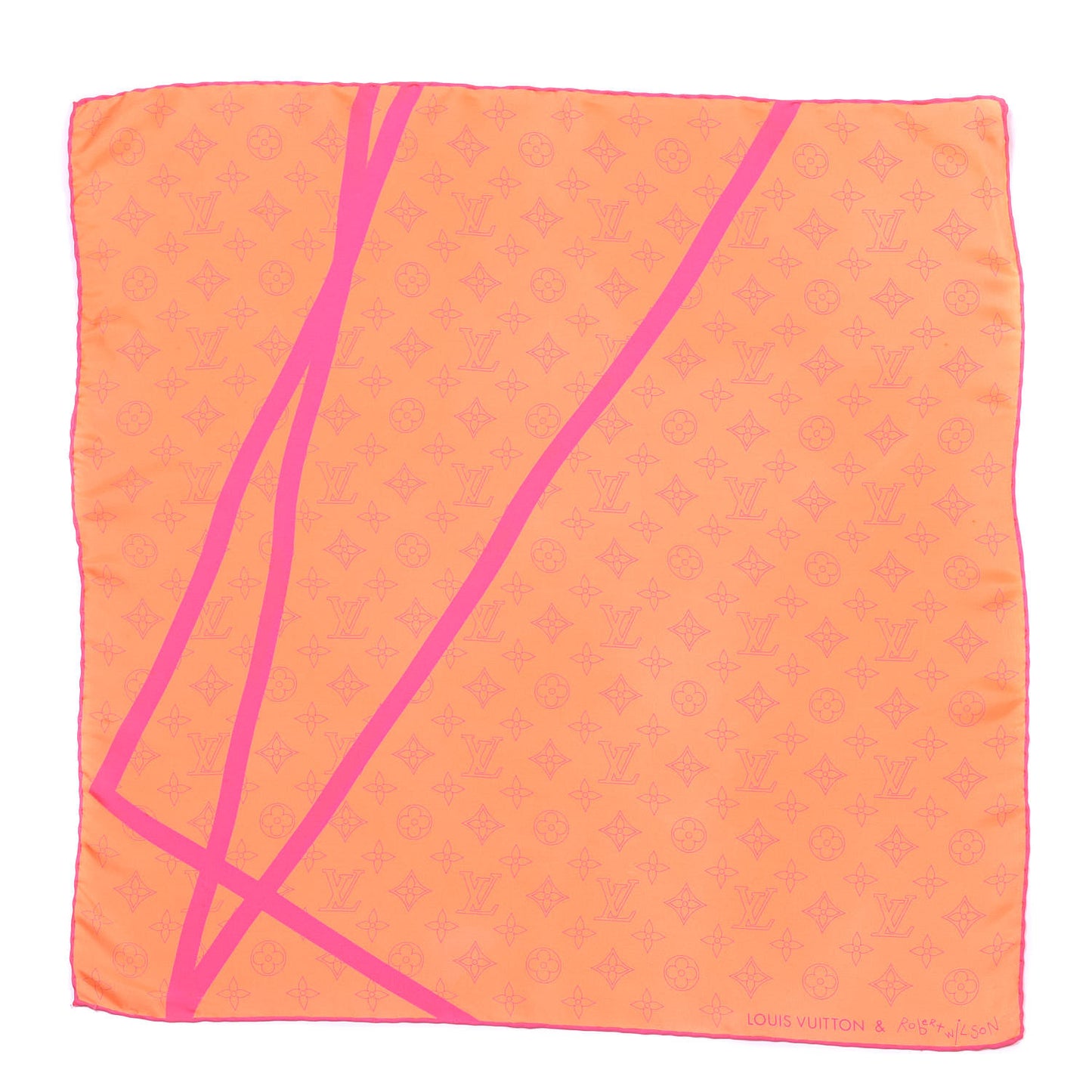 Fluo Robert Wilson Scarf Orange