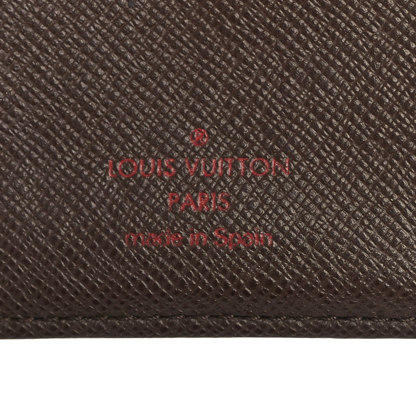 Damier Ebene Small Ring Agenda Cover