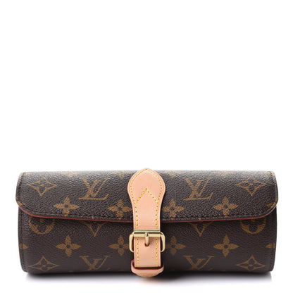Louis Vuitton Monogram 3 Watch Travel Case 1 of 8