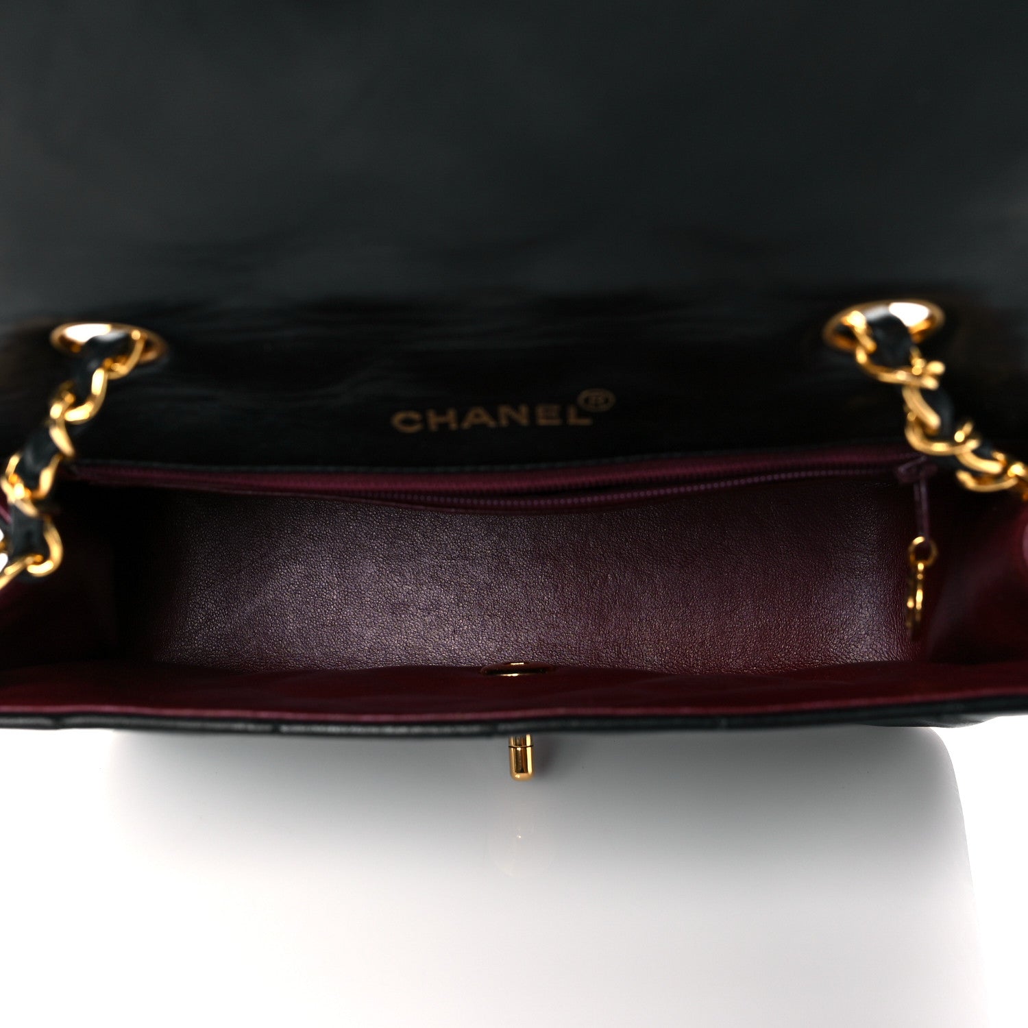 Chanel Lambskin Quilted Small Single Flap Black 4 of 10