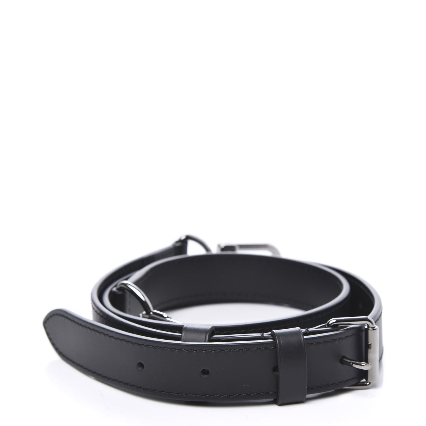 Calfskin Adjustable Keepall Bandouliere Shoulder Strap Black