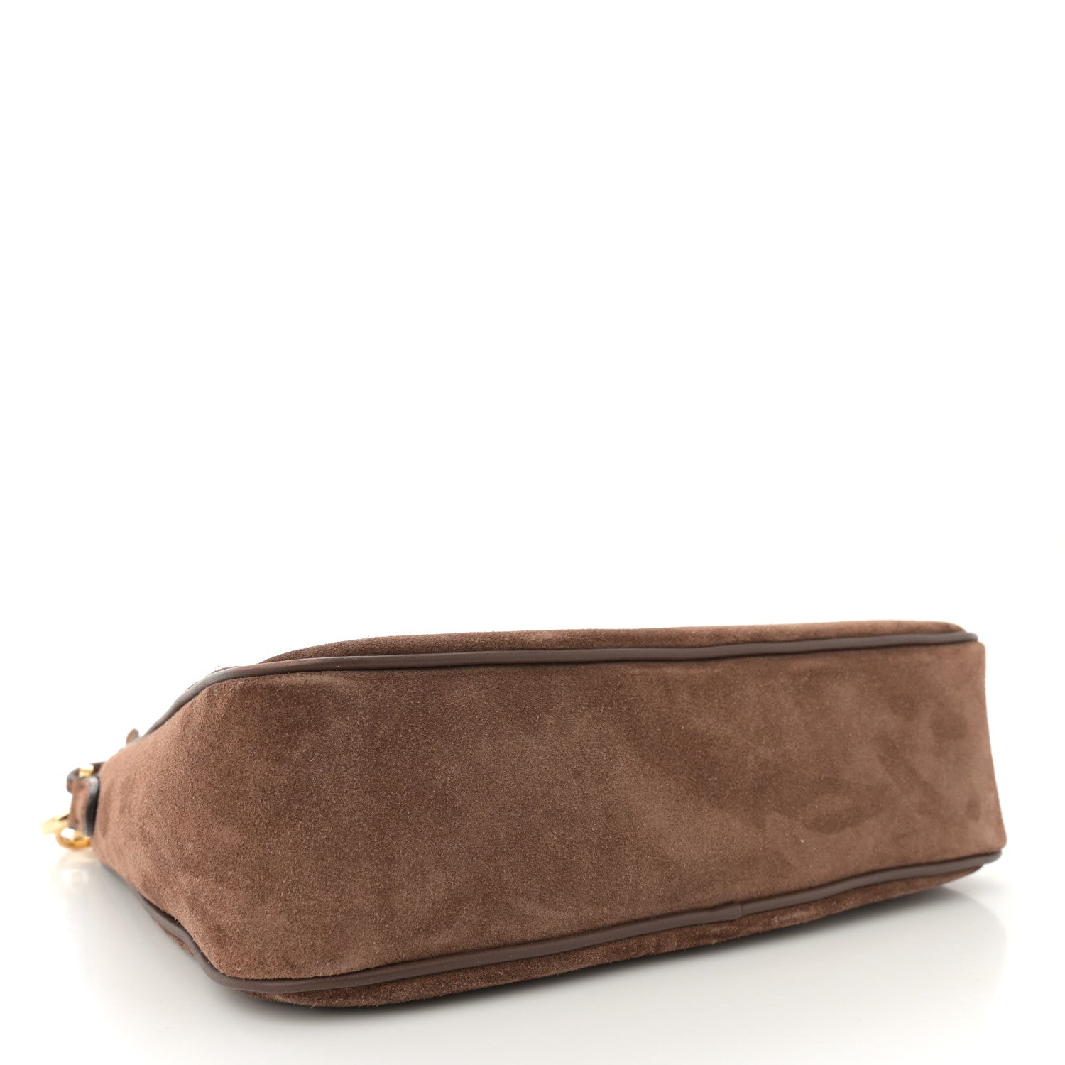 Prada Scamosciato Suede Mini Re-Edition Shoulder Bag Cacao 4 of 12