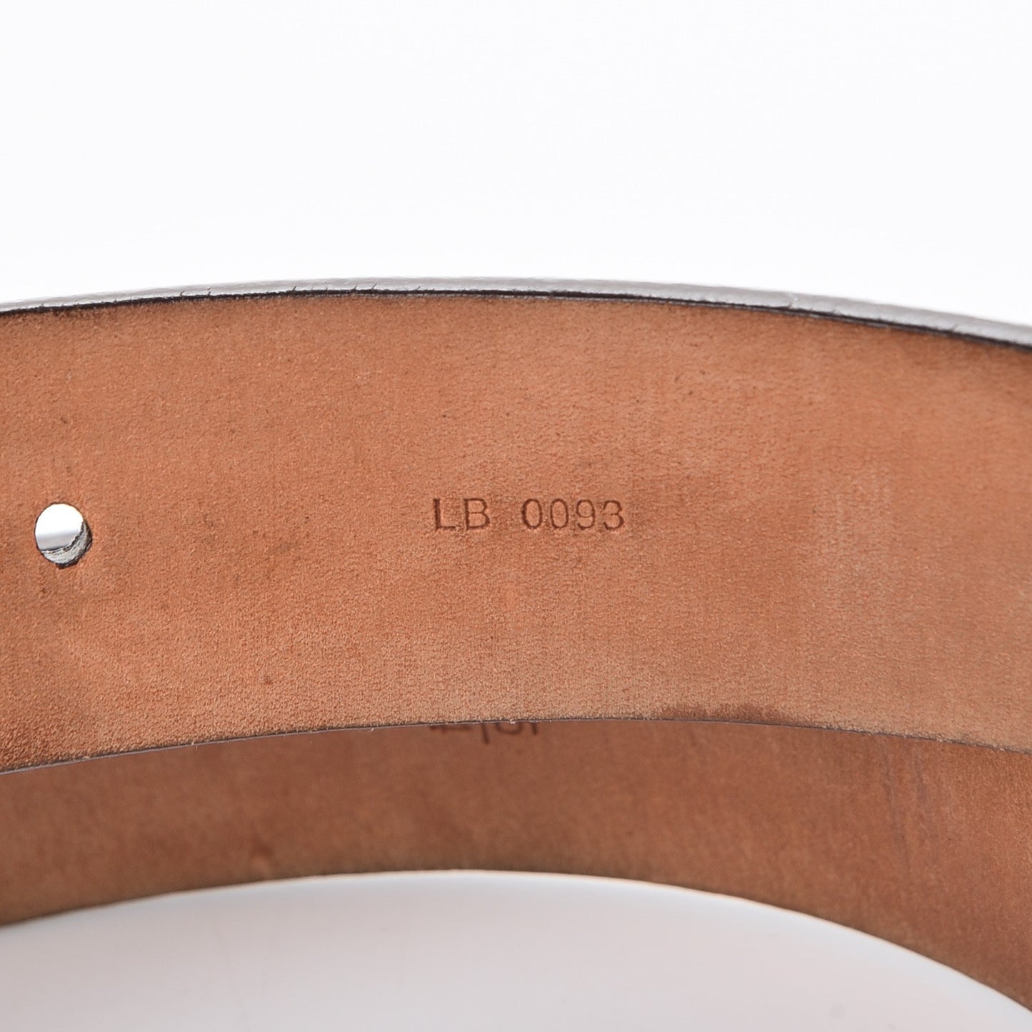 Monogram Ceinture Belt Silver Buckle 85 34