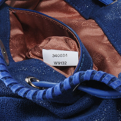 Stella McCartney Faux Leather Small Falabella Shoulder Bag Blue 16 of 16