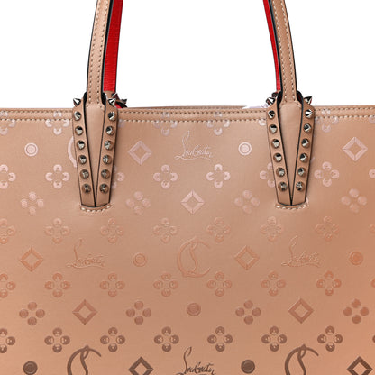 Christian Louboutin Calfskin Patent Degrade Loubinthesky East West Cabata Tote Nude 10 of 12
