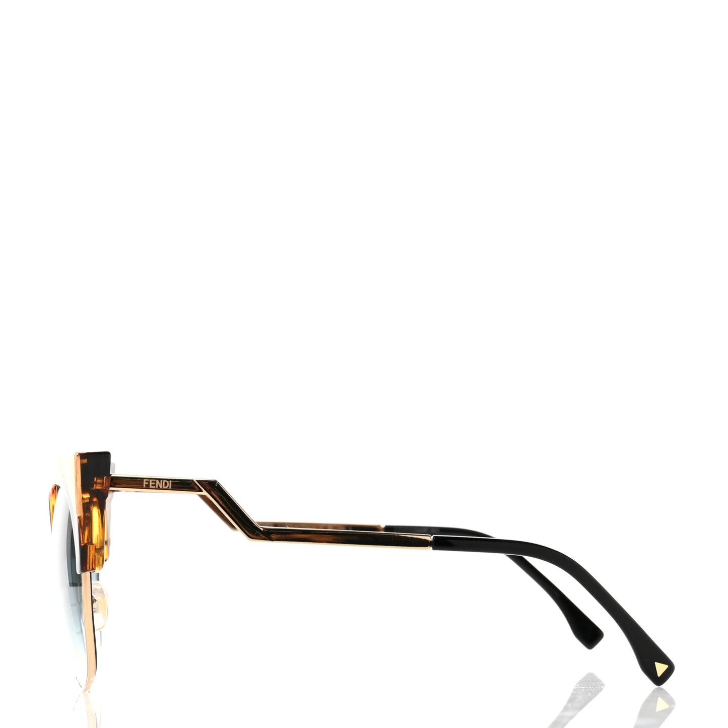 Cat Eye Iridia Sunglasses FF 0149/S Havana Gold