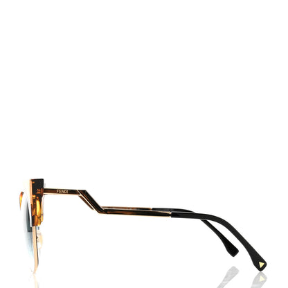 Fendi Cat Eye Iridia Sunglasses FF 0149/S Havana Gold 3 of 7