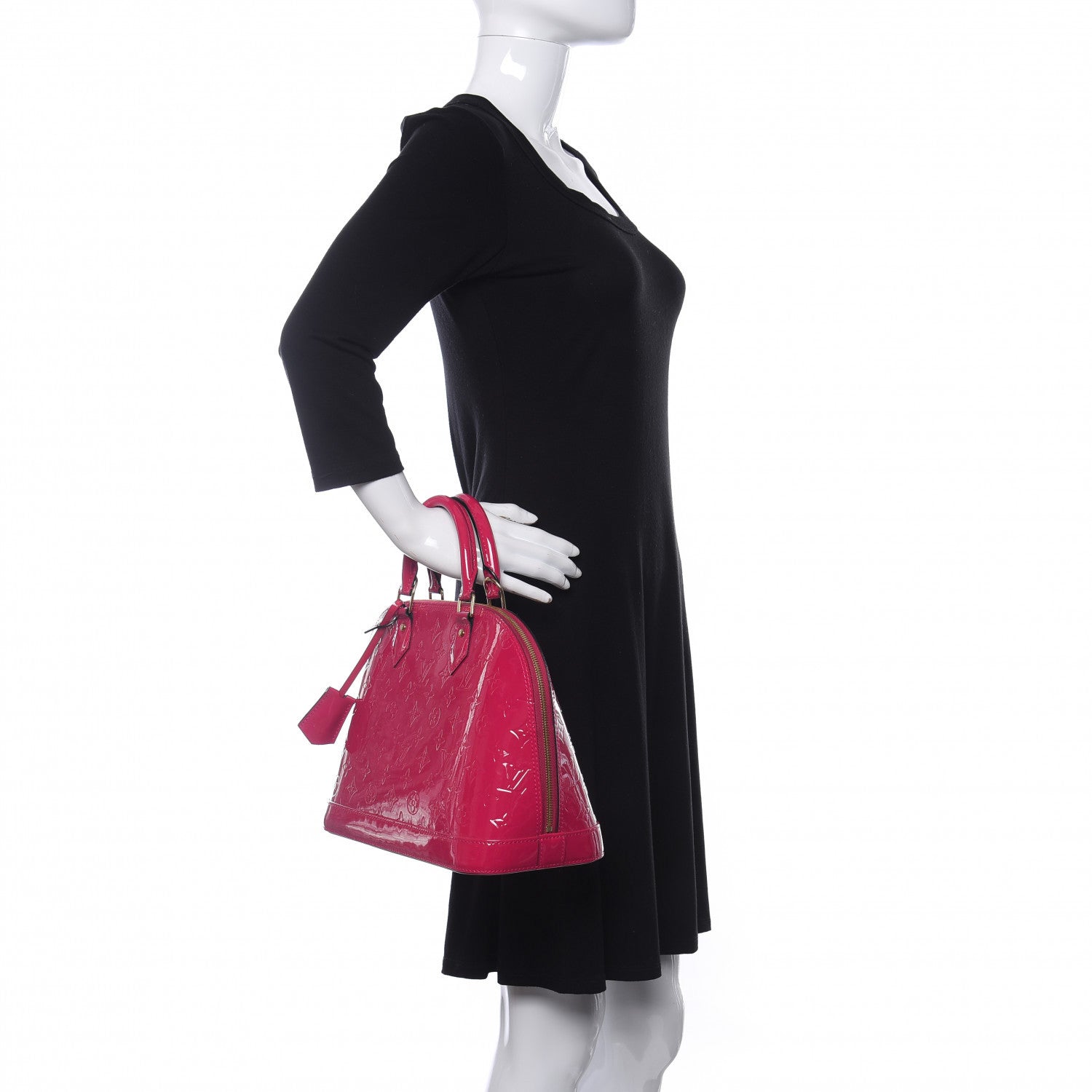 Louis Vuitton Vernis Alma PM Rose Indien 2 of 8