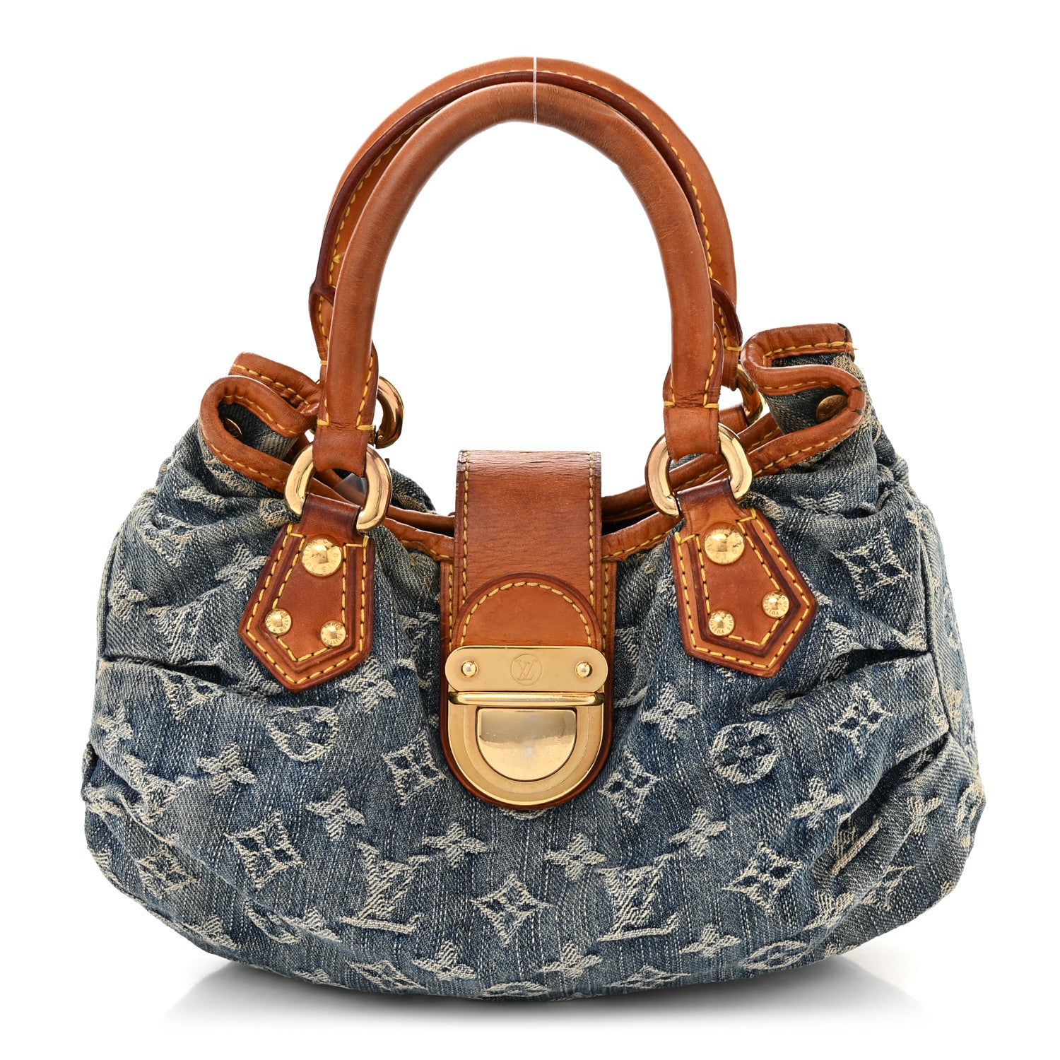 Louis Vuitton Monogram Denim Pleaty Blue 1 of 11