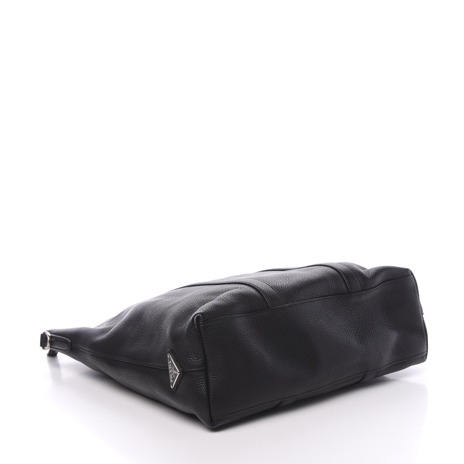 Prada Vitello Daino Tote Black 4 of 10