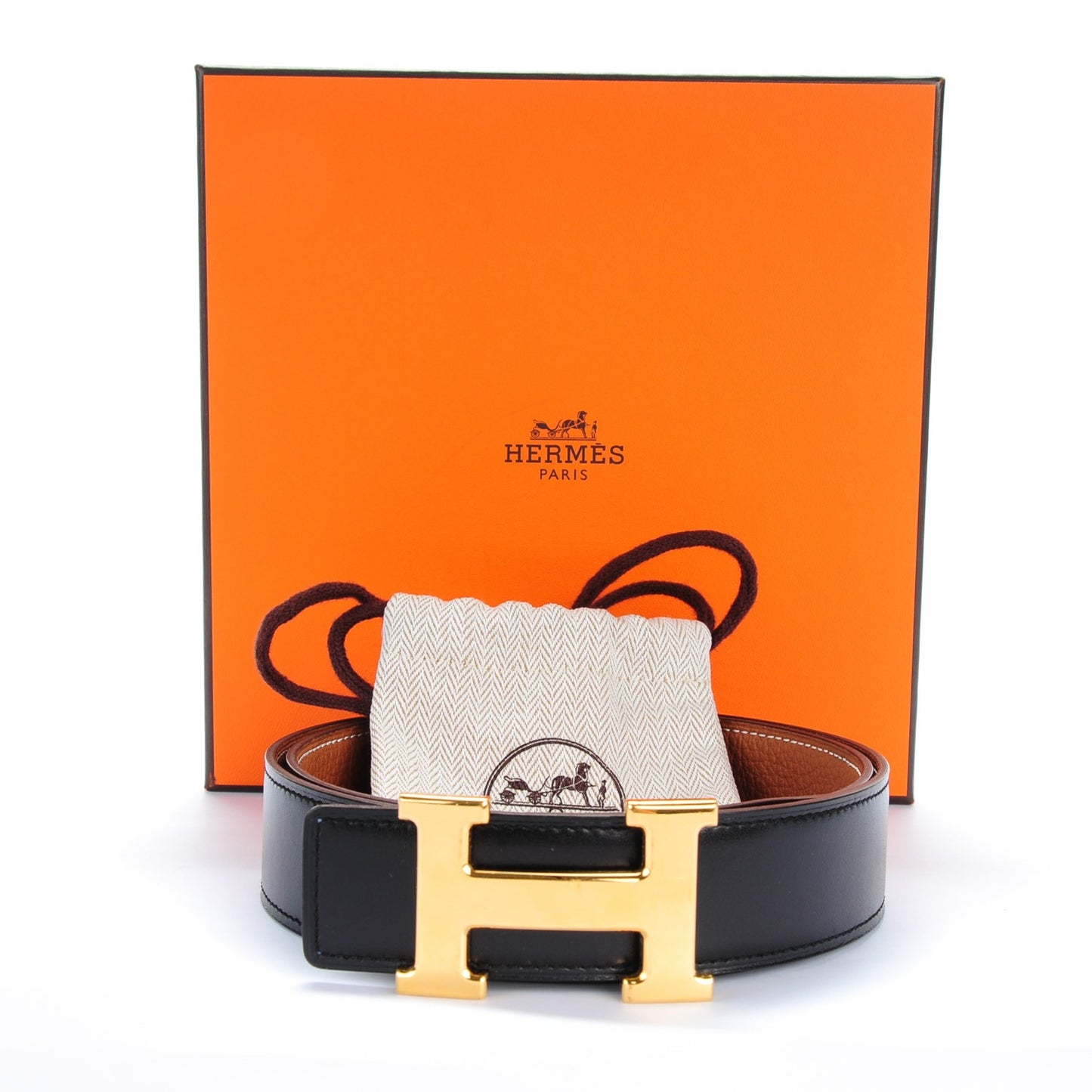 Box Togo 32mm H Belt 85 Black Gold