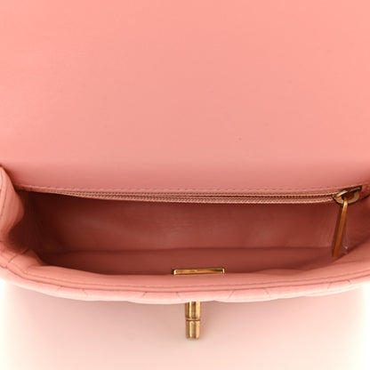 Chanel Velvet Enamel Mini Flap Light Pink 5 of 9