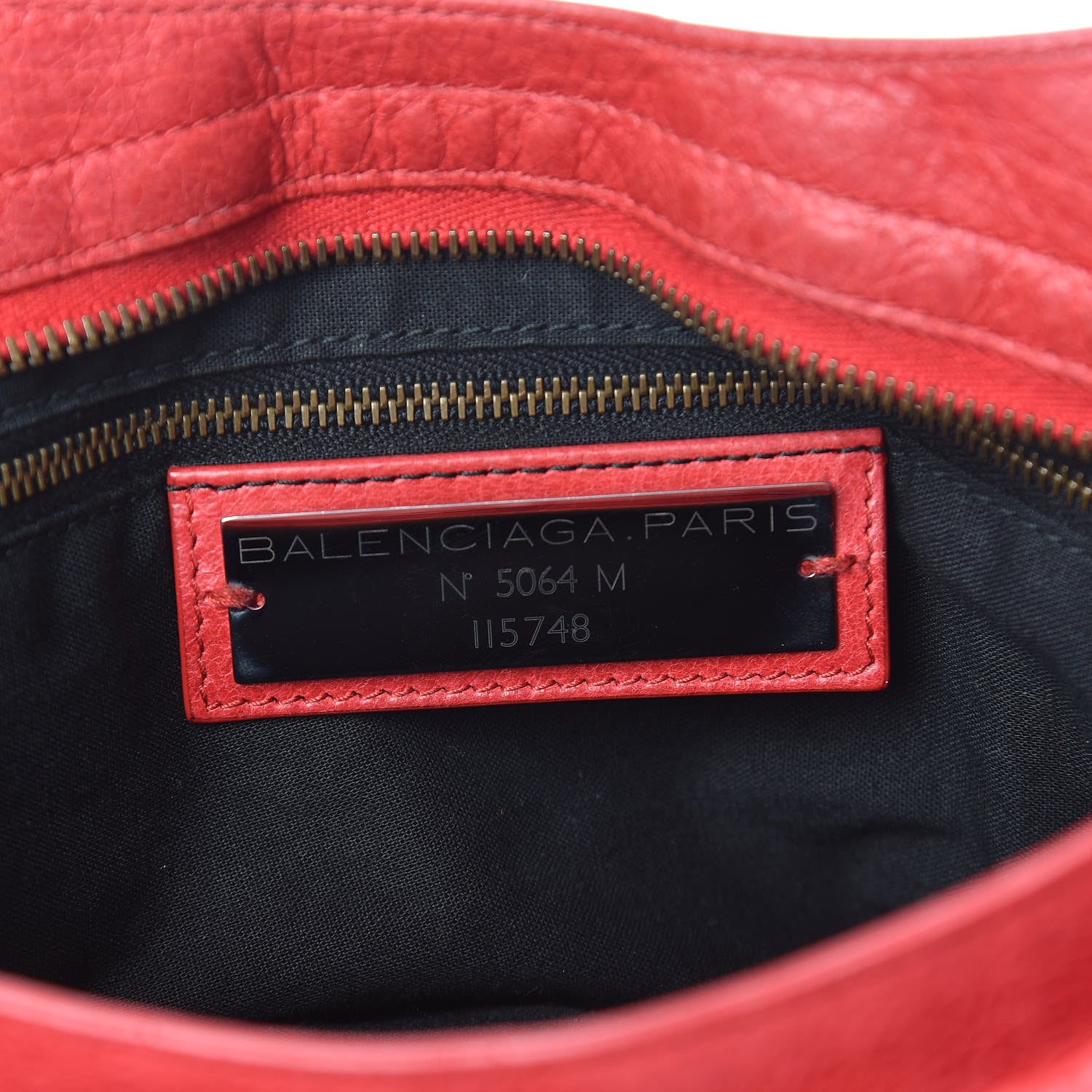 Balenciaga Agneau Classic Hardware City Rouge Coquelicot 7 of 15