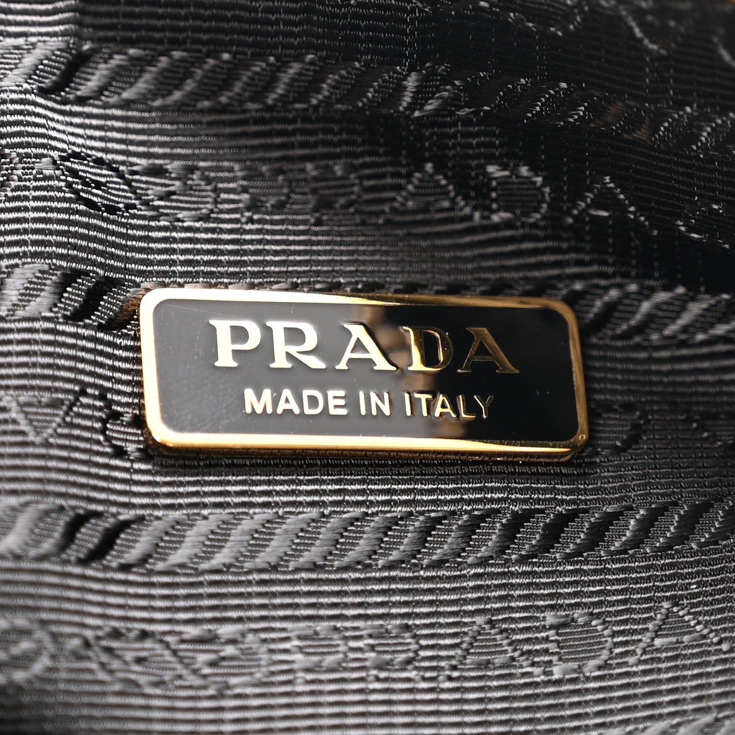 Prada Soft Lux Calfskin Re-Edition 2005 Shoulder Bag Black 6 of 11