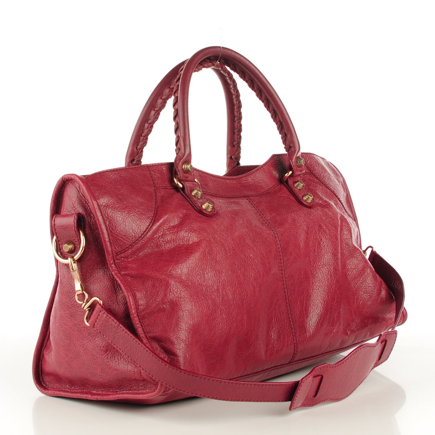 Agneau Giant 12 Rose Gold Hardware Part Time Cassis
