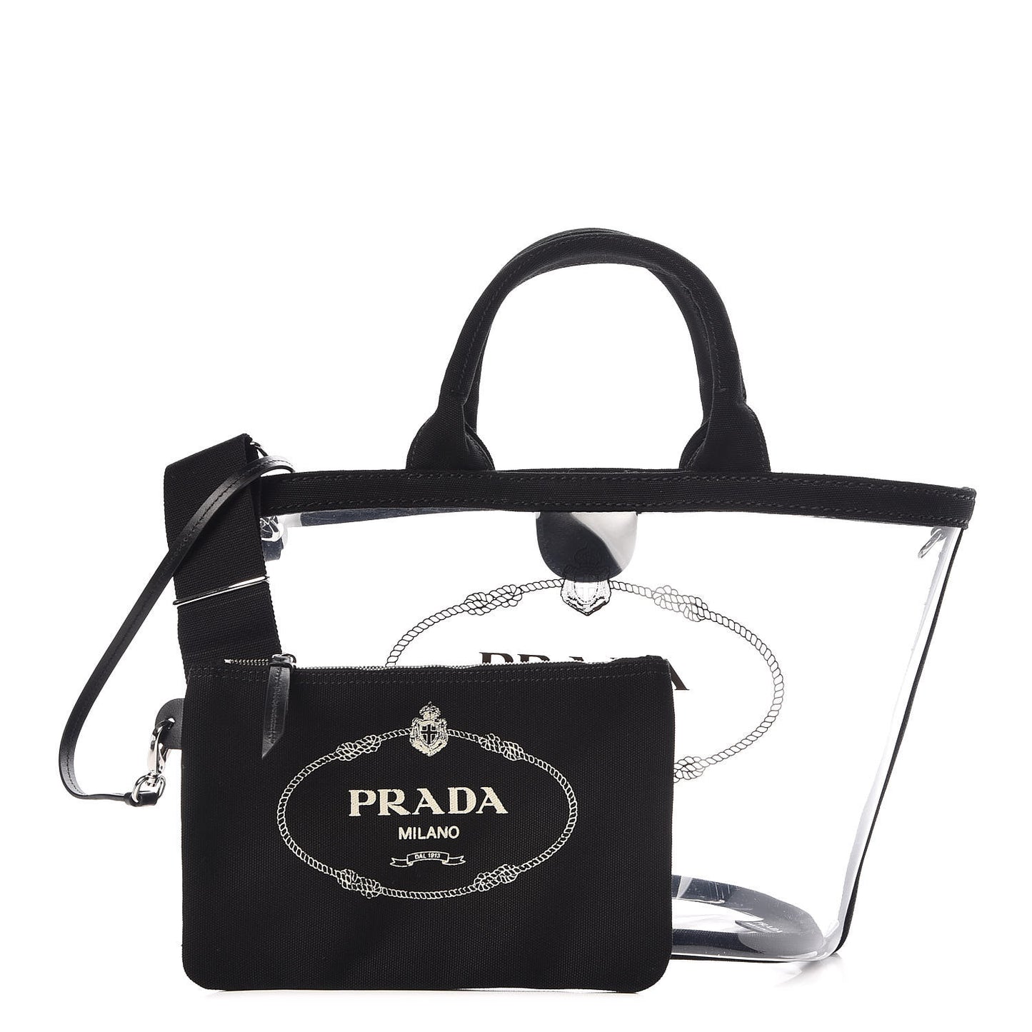 Plexiglass Canapa Small Shopper Tote Black