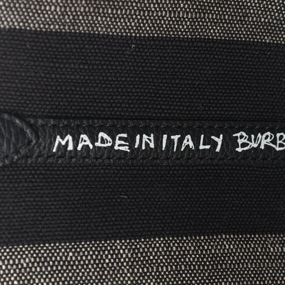 Burberry Coated Canvas Mega Check Sketchbook Medium Reversible Doodle Tote Black 11 of 18