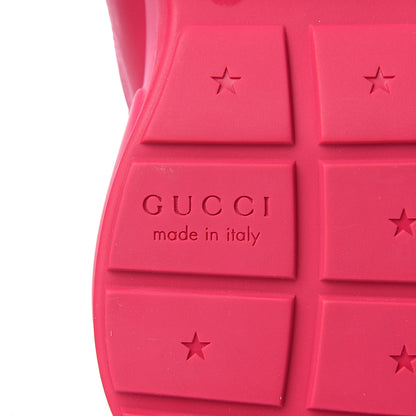Gucci Calfskin Logo Womens Rhyton Sneakers 40 Box Pink 9 of 11