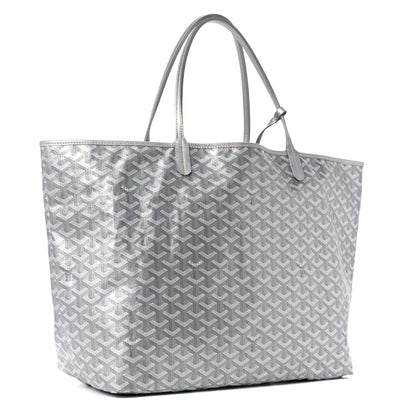Goyard Goyardine Precious Metals Saint Louis GM Silver 2 of 8
